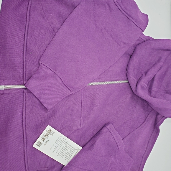 [ NWT ] Size XS Small Dramatic Magenta scuba oversized 1/2 zip Lululemon - Picture 5 of 8